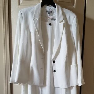 White Dress with matching jacket
